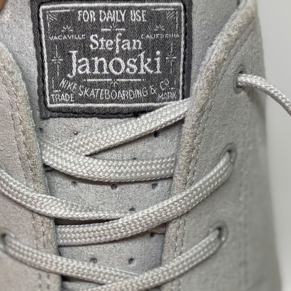 Men's Nike Zoom Stefan Janoski FL RM SB Pure Platinum Gum Rubber size 8.5 - Picture 9 of 10